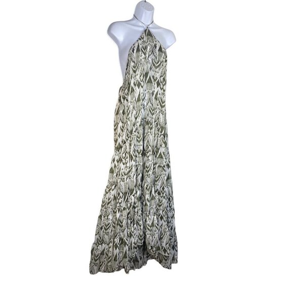 Misa Los Angeles Womens Andromeda Dress Halter Neckline Spring Ikat Size Large - Picture 4 of 10